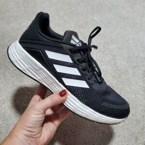 ADIDAS Duramo SL Training Shoe Sneakers Cloudfoam Black White Mens 7 Womens 8.5